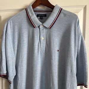 Tommy Hilfiger Blue Polo Shirt Classic Design EXCELLENT CONDITION